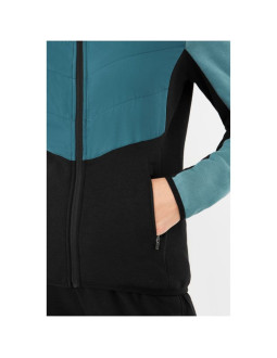 Kurtka damska viking creek hoodie bamboo lady rozpinana z kapturem turkusowa   s