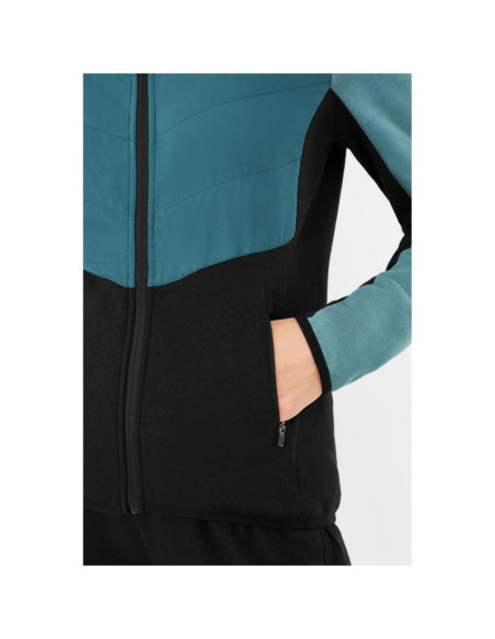 Kurtka damska viking creek hoodie bamboo lady rozpinana z kapturem turkusowa   s