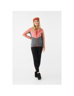 Kurtka damska viking creek hoodie bamboo lady rozpinana z kapturem różowa   s