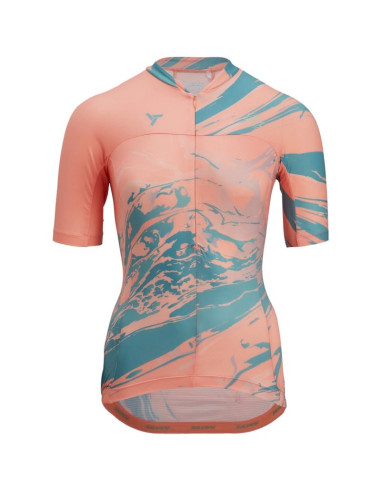 Koszulka rowerowa (z krótkim rękawem) damska silvini women jersey catirina   l