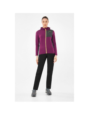 Bluza damska viking tacoma hoodie lady rozpinana z kapturem fioletowa   m