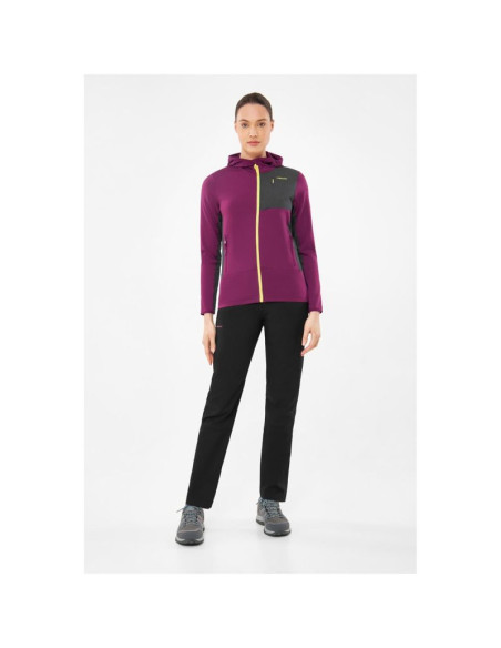 Bluza damska viking tacoma hoodie lady rozpinana z kapturem fioletowa   m