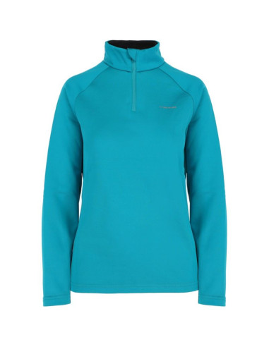 Bluza damska viking jukon half zip turkusowa   s