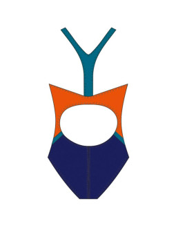 Strój kąpielowy dla dziewczynki aquafeel racer back   152