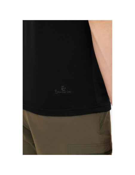 T-shirt męski viking lenta bamboo light man czarny   xxxl