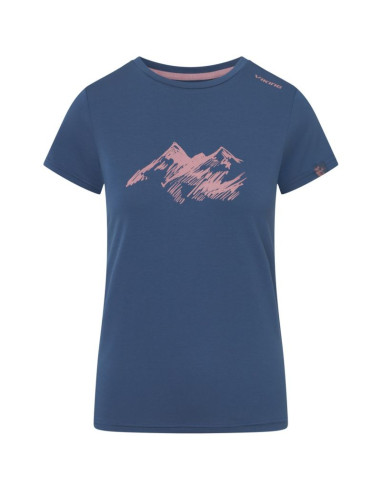 T-shirt damski viking lenta bamboo light lady granatowy   s