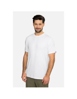 T-shirt męski viking lenta bamboo light man biały   l