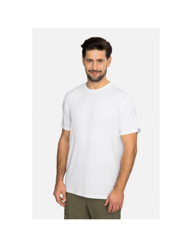 T-shirt męski viking lenta bamboo light man biały   l