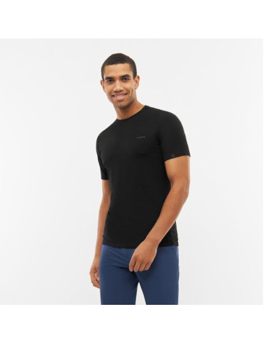 T-shirt męski viking harvi man bamboo czarny   m