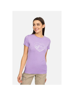 T-shirt damski viking lenta bamboo light lady fioletowy   xs