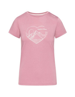 T-shirt damski viking lenta bamboo light lady różowy   xs