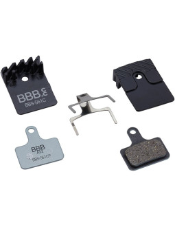 Okładziny hamulcowe z radiatorem bbb discstop coolfin shimano road / xtr   one size