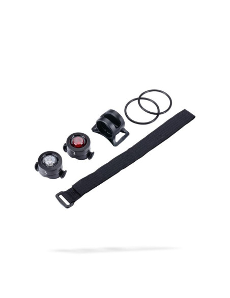 Bbb cycling spycombo bls-123 oświetlenie tylne + przednie (zestaw) led