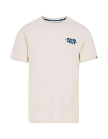 T-shirt męski protest prtbaio biały   m