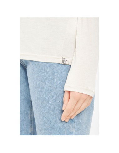 Longsleeve damski viking canby lady bamboo z kapturem beżowy   xs