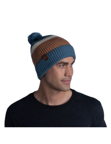 Buff elon knitted hat 1264647421000 niebieskie one size
