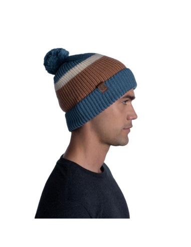 Buff elon knitted hat 1264647421000 niebieskie one size
