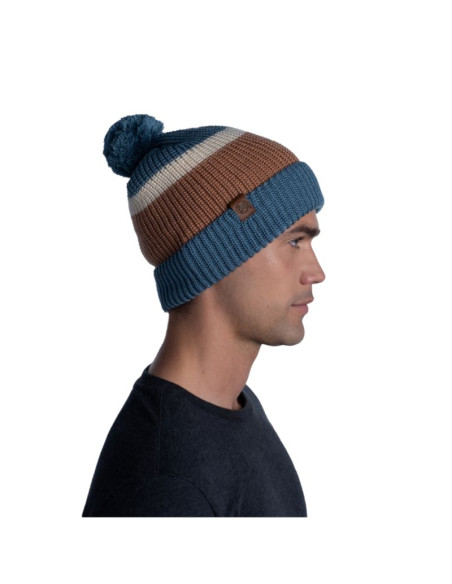 Buff elon knitted hat 1264647421000 niebieskie one size