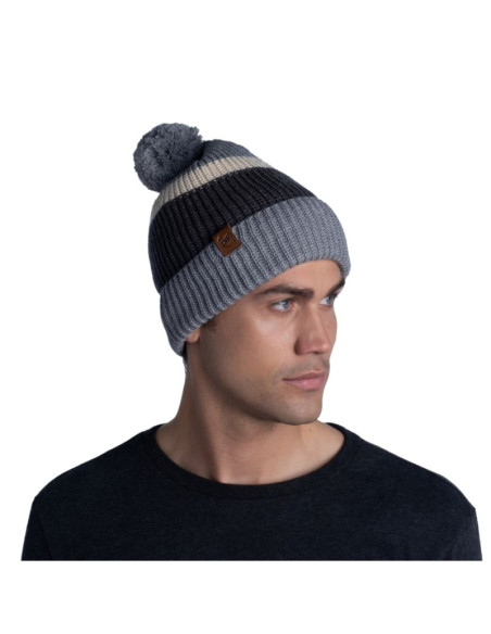 Buff elon knitted hat 1264649141000 szare one size