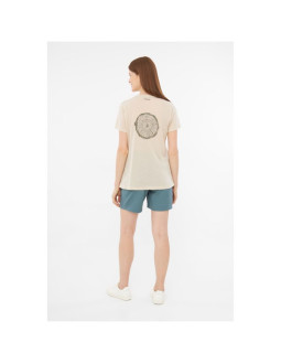 T-shirt damski viking rune lady beżowy   s