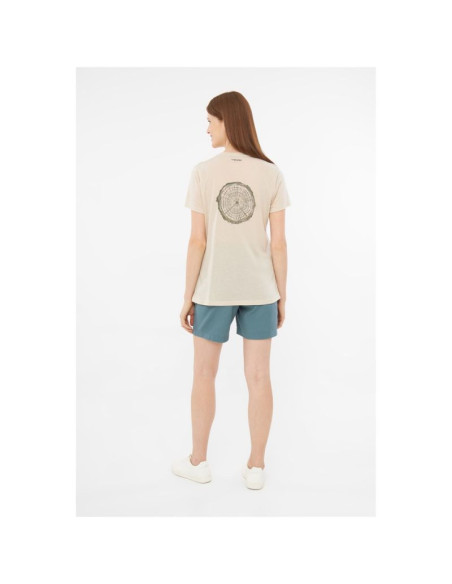 T-shirt damski viking rune lady beżowy   s