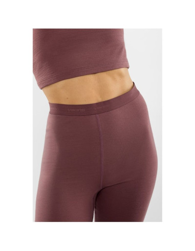 Bielizna damska viking meriboo lady set merino różowa l