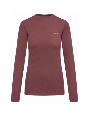 Bielizna damska viking meriboo lady set merino różowa l