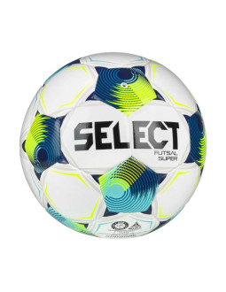 Piłka nożna select futsal fifa quality pro biało-niebieska 300006/1021350 2