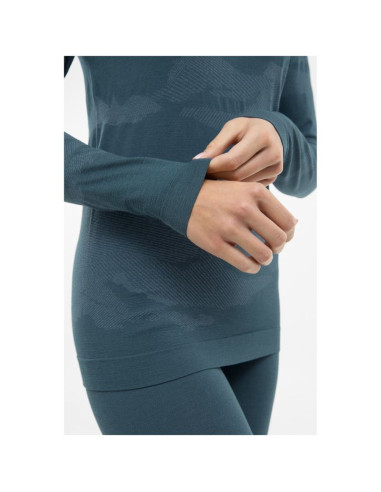 Bielizna damska viking gasher lady set merino turkusowa s