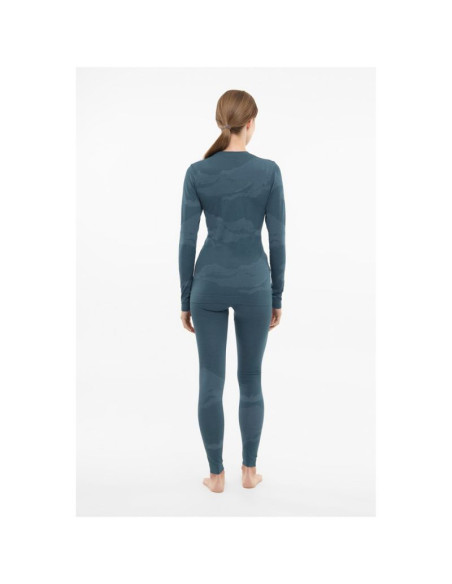 Bielizna damska viking gasher lady set merino turkusowa s