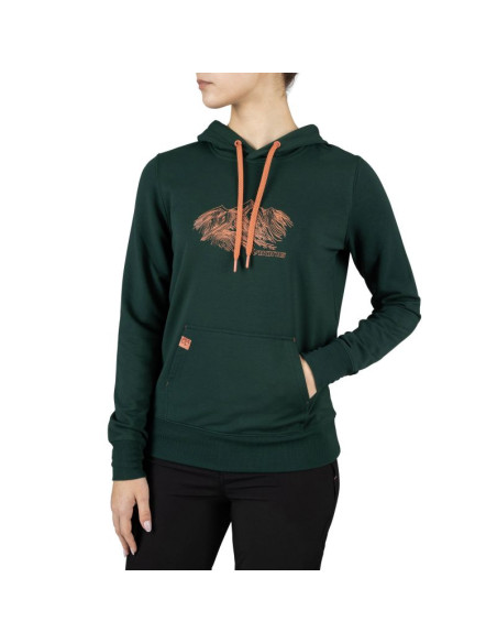 Bluza z kapturem damska viking panaka hoodie bamboo lady bambusowa zielona (730/25/8883/7300)