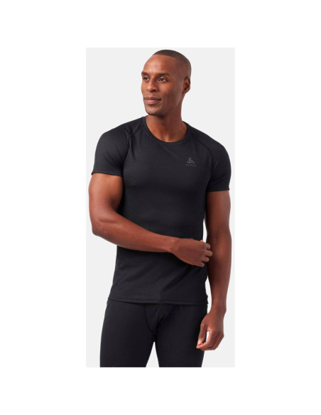 Koszulka techniczna z krótkim rękawem męska odlo active f-dry light sportowa oddychająca czarna (141162/15000)