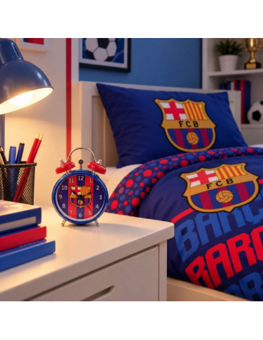 Fc barcelona budzik alarm clock blaugrana 118576
