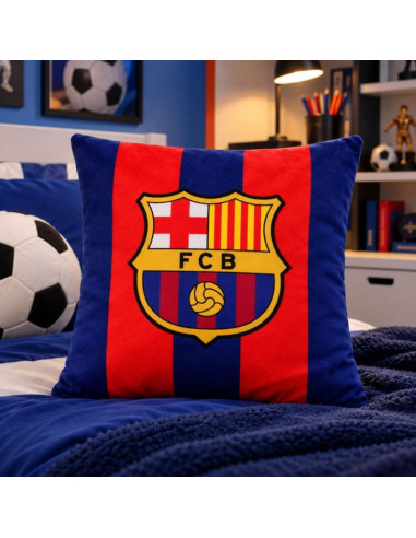 Fc barcelona poduszka dekoracyjna 35x35cm 118573