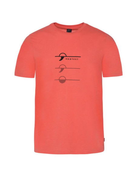 Koszulka sportowa na lato męska protest prtarmann t-shirt pomarańczowa (p1714521/331)