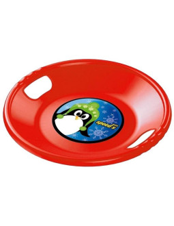 Ślizg plastikowy ufo czerwony r.s