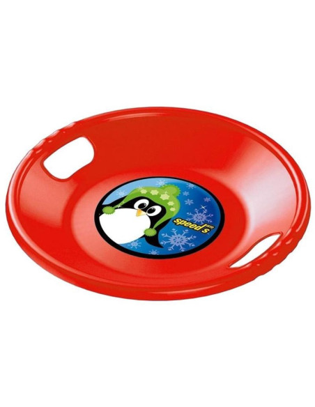 Ślizg plastikowy ufo czerwony r.s