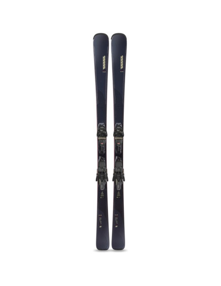 Narty damskie k2 blur 74 w - erc 11 tcx light quikclik black - anthracite set