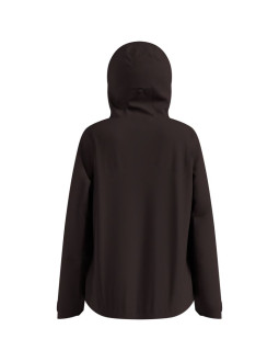 Kurtka przeciwdeszczowa damska odlo x-alp 3l jacket hardshell brązowa