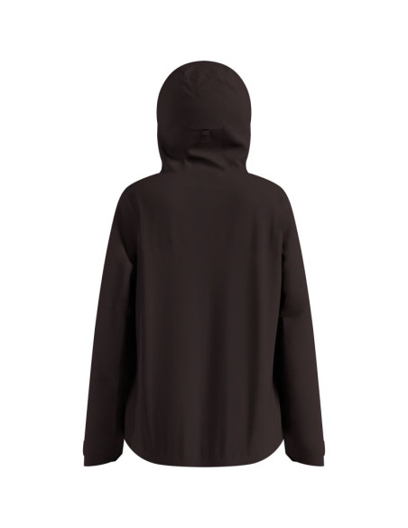 Kurtka przeciwdeszczowa damska odlo x-alp 3l jacket hardshell brązowa
