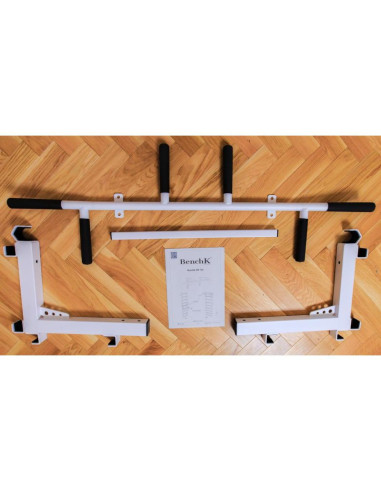 Metalowy regulowany drążek do podciągania z 6-cioma uchwytami benchk pb3w