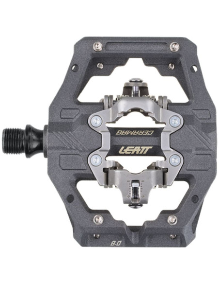 Pedały rowerowe (spd) leatt pedals ceramag gravity 8.0 clip-in (110x88) ceragrey