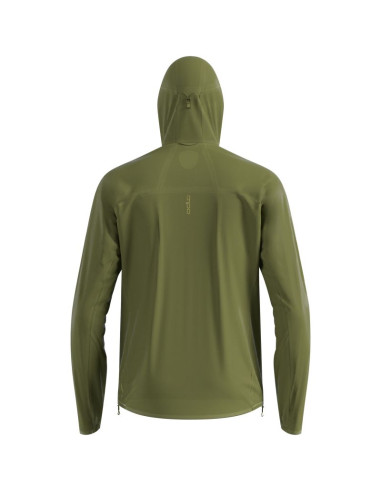 Kurtka męska odlo jacket zeroweight dual dry pk waterproof zielona
