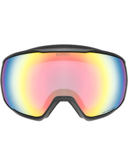 Gogle narciarskie uvex victorious cv - black matt sl/red-purple s2