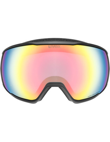 Gogle narciarskie uvex victorious cv - black matt sl/red-purple s2