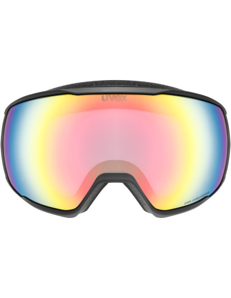 Gogle narciarskie uvex victorious cv - black matt sl/red-purple s2