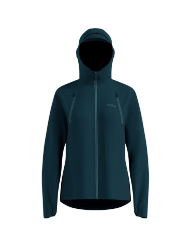 Kurtka przeciwdeszczowa damska odlo x-alp waterproof pro jacket zielona
