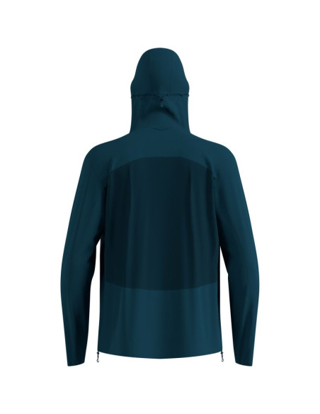 Kurtka przeciwdeszczowa męska odlo x-alp waterproof pro jacket zielona