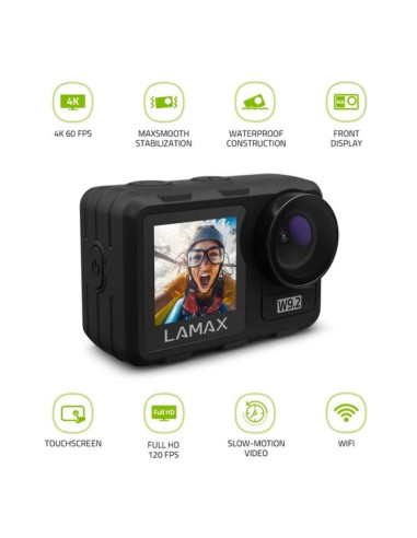 Kamera sportowa lamax w9.2 4k wifi 20mpx