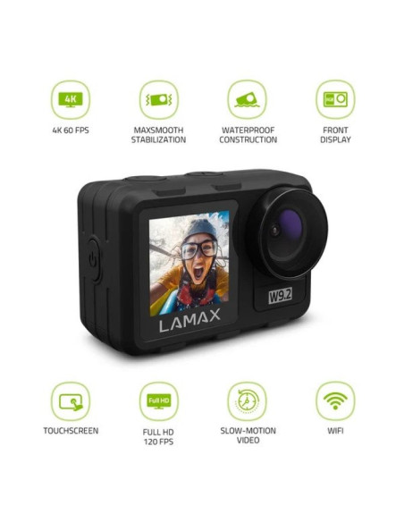 Kamera sportowa lamax w9.2 4k wifi 20mpx